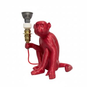 Lampada Scimmia Rossa in Stile Moderno2