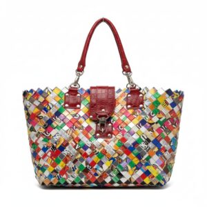Borsa Multicolore in Materiale Riciclato